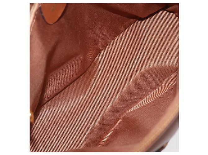 GUCCI Bamboo Hand Bag Leather 2way Brown Gold 000 1274 0290 - vista 11
