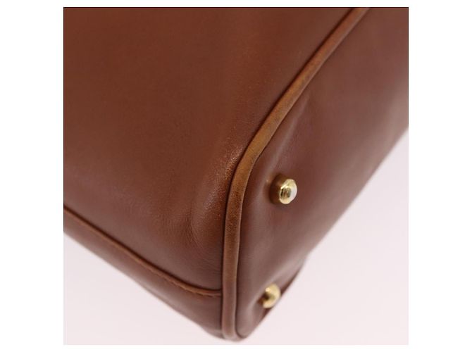 GUCCI Bamboo Hand Bag Leather 2way Brown Gold 000 1274 0290 - vista 18