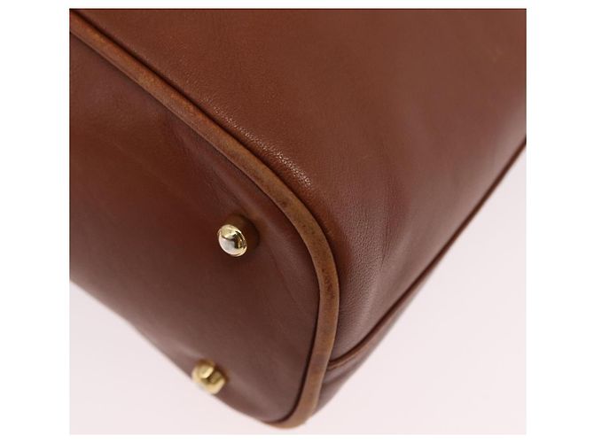 GUCCI Bamboo Hand Bag Leather 2way Brown Gold 000 1274 0290 - vista 19
