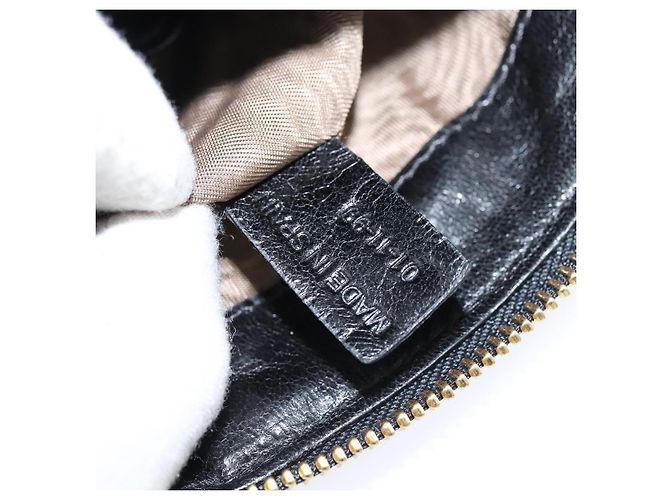 Chloé Sac à main Chloe en cuir 2way Noir Or - vue 12