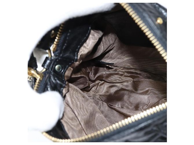Chloé Sac à main Chloe en cuir 2way Noir Or - vue 21