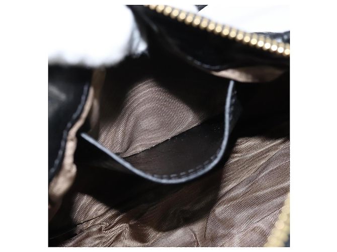 Chloé Sac à main Chloe en cuir 2way Noir Or - vue 22