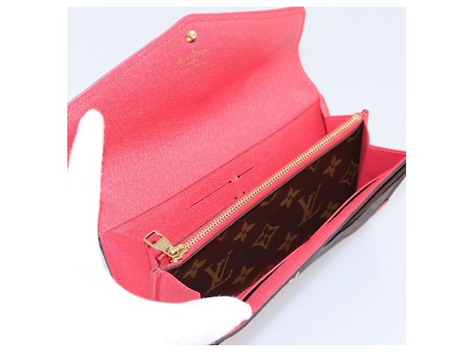LOUIS VUITTON Monogram Portefeiulle Sarah Retiro Poppy Petal M41951 - vista 9