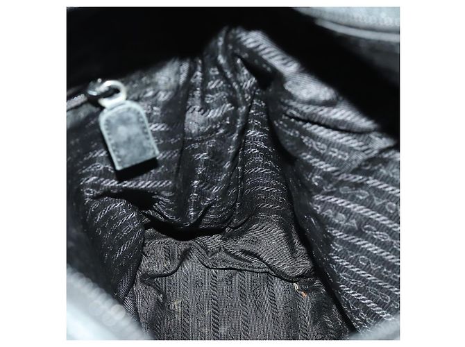 Borsa Tote PRADA in pelle nera - vista 17