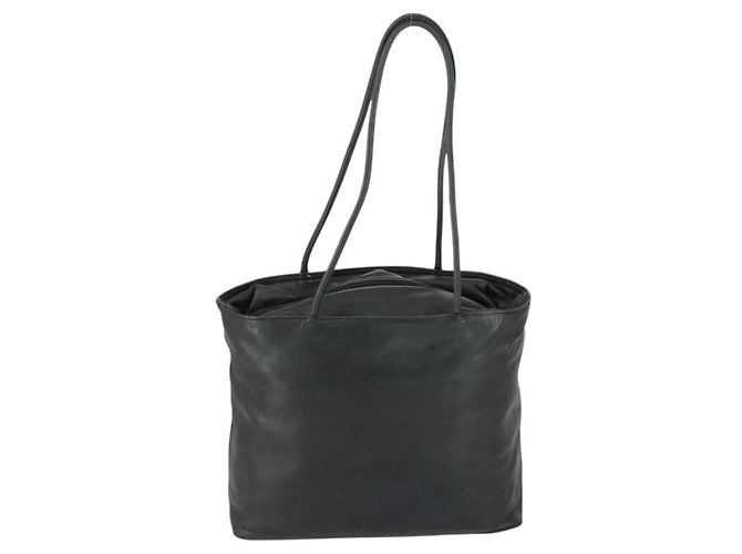 Borsa Tote PRADA in pelle nera - vista 3