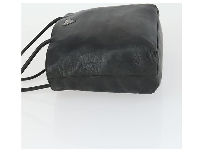 Borsa Tote PRADA in pelle nera - vista 5