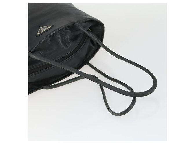 Borsa Tote PRADA in pelle nera - vista 7