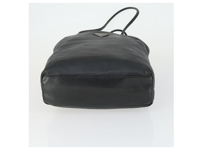 Borsa Tote PRADA in pelle nera - vista 9