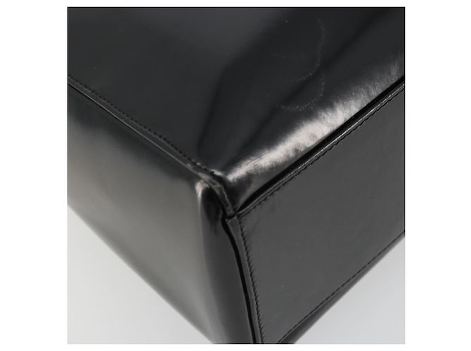 Borsa Tote Christian Dior Pelle verniciata Black Silver - vista 15