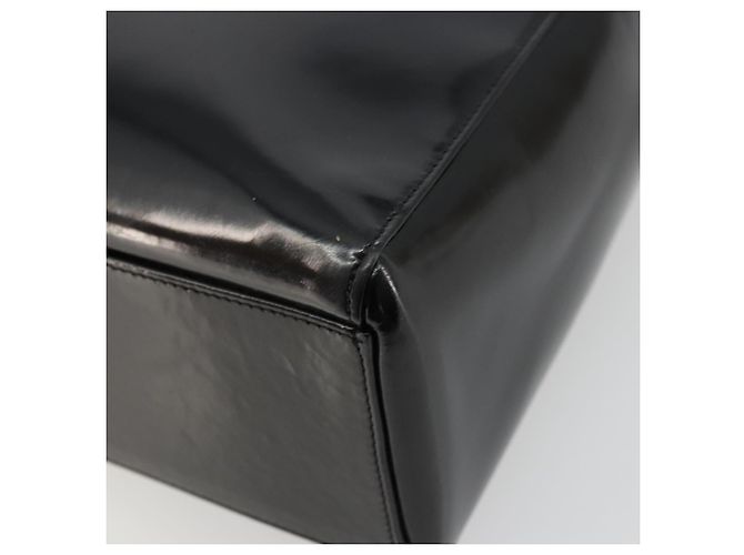 Borsa Tote Christian Dior Pelle verniciata Black Silver - vista 16