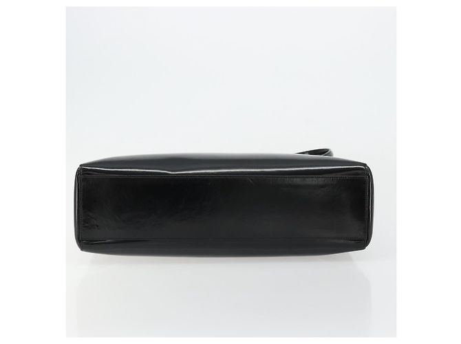 Borsa Tote Christian Dior Pelle verniciata Black Silver - vista 5