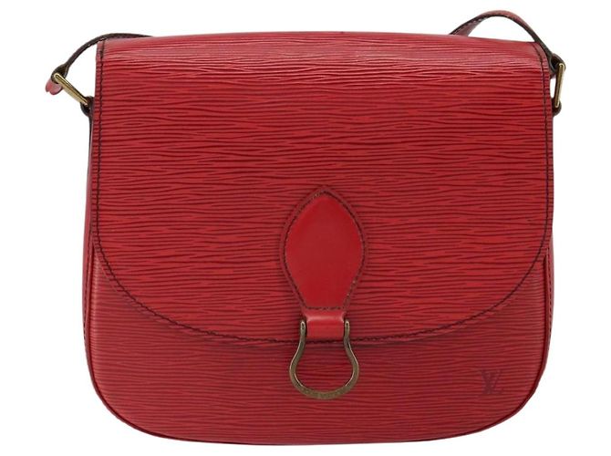 Borsa a tracolla LOUIS VUITTON Epi Saint Cloud GM Rossa M52197 LV - vista 13