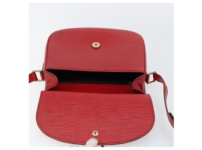 Borsa a tracolla LOUIS VUITTON Epi Saint Cloud GM Rossa M52197 LV - vista 19