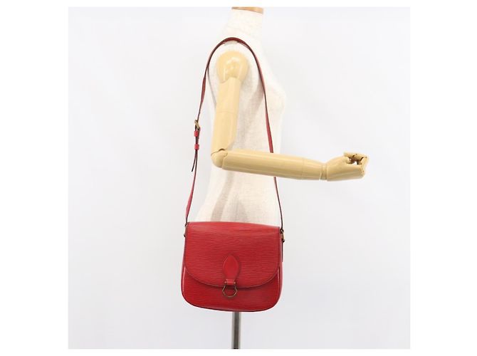 Borsa a tracolla LOUIS VUITTON Epi Saint Cloud GM Rossa M52197 LV - vista 25