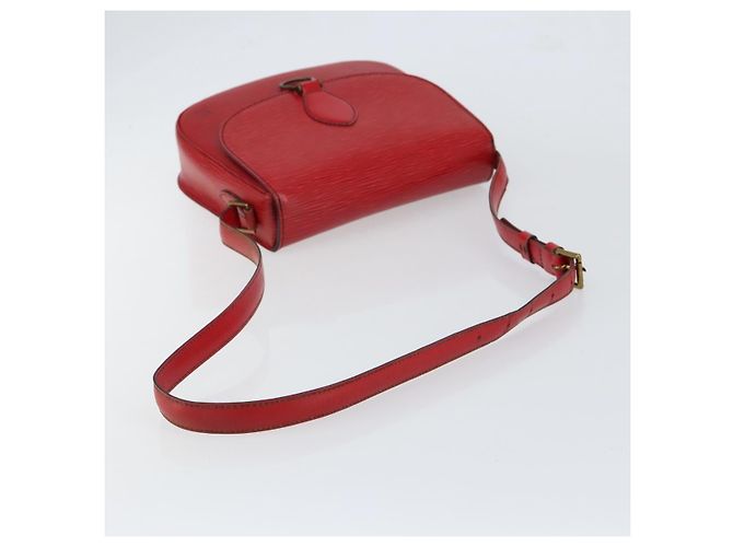 Borsa a tracolla LOUIS VUITTON Epi Saint Cloud GM Rossa M52197 LV - vista 7
