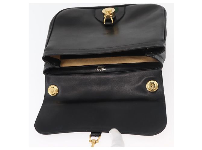 Borsa a tracolla GUCCI Web Sherry Line Jackie in pelle nera, oro e rosso - vista 10