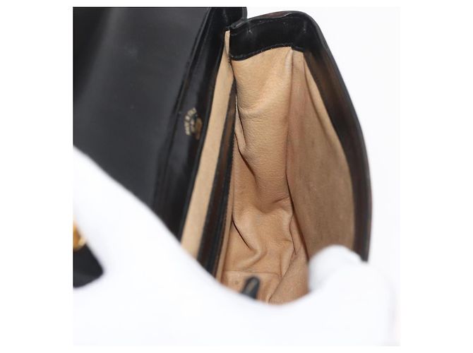 Borsa a tracolla GUCCI Web Sherry Line Jackie in pelle nera, oro e rosso - vista 18