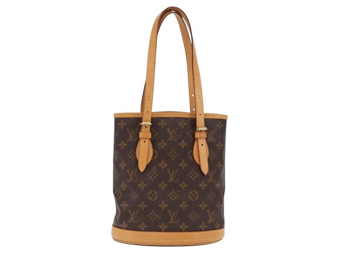 LOUIS VUITTON Borsa a tracolla Monogram Bucket PM M42238 LV - vista 13