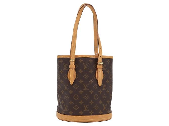 LOUIS VUITTON Borsa a tracolla Monogram Bucket PM M42238 LV - vista 2