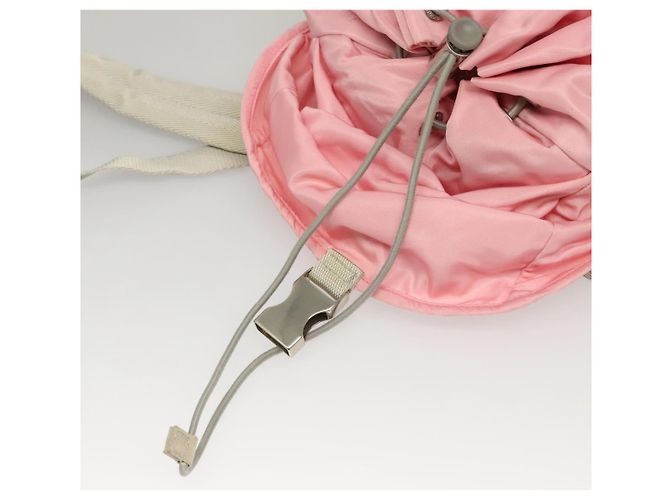 Sac à dos PRADA Nylon Pink Silver - vue 11
