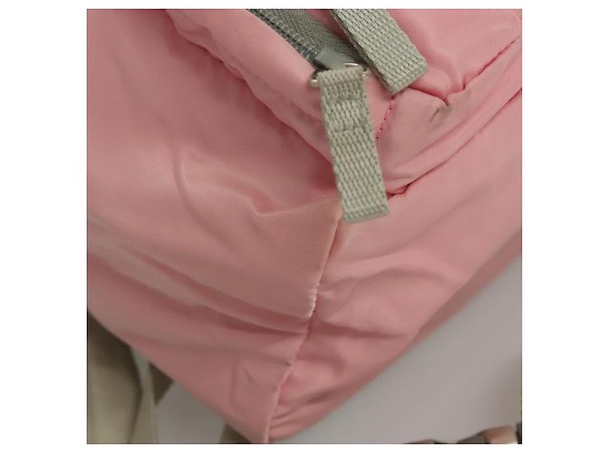 Sac à dos PRADA Nylon Pink Silver - vue 16