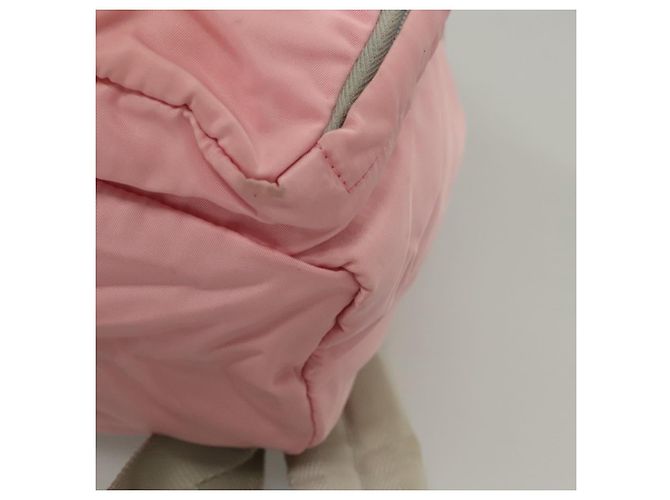 Sac à dos PRADA Nylon Pink Silver - vue 17