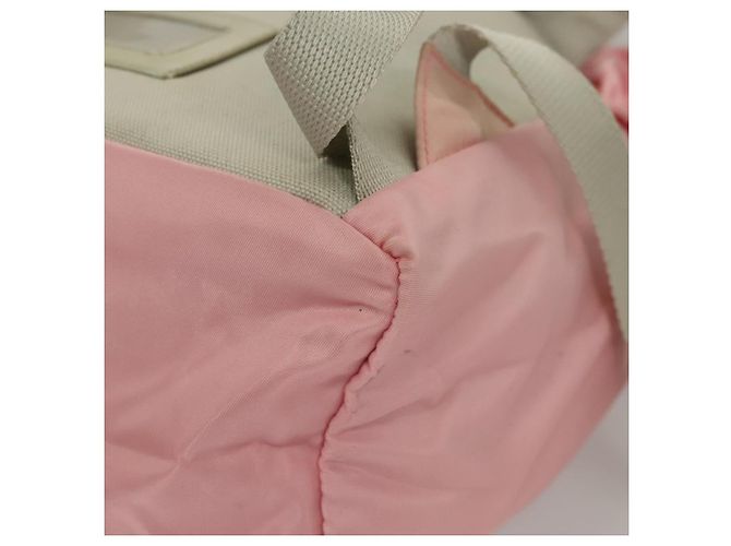 Sac à dos PRADA Nylon Pink Silver - vue 19
