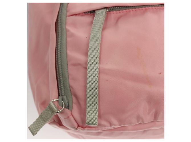 Sac à dos PRADA Nylon Pink Silver - vue 20