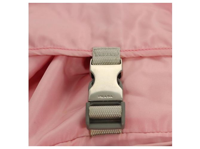 Sac à dos PRADA Nylon Pink Silver - vue 22
