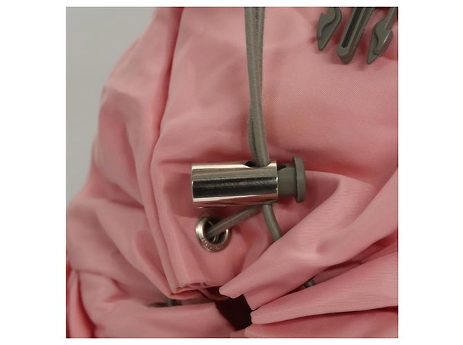 Sac à dos PRADA Nylon Pink Silver - vue 24