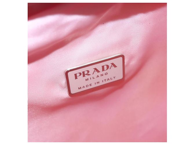 Sac à dos PRADA Nylon Pink Silver - vue 25