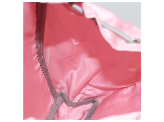 Sac à dos PRADA Nylon Pink Silver - vue 26