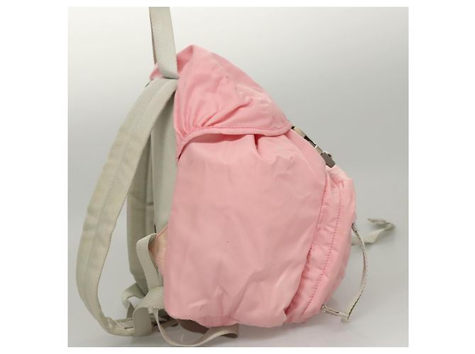 Sac à dos PRADA Nylon Pink Silver - vue 4