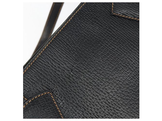 Borsa Tote LOEWE in pelle nera e oro - vista 10