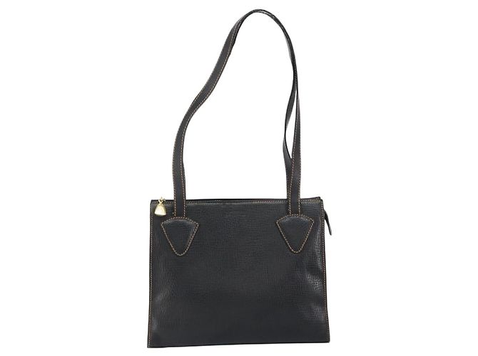 Borsa Tote LOEWE in pelle nera e oro - vista 13