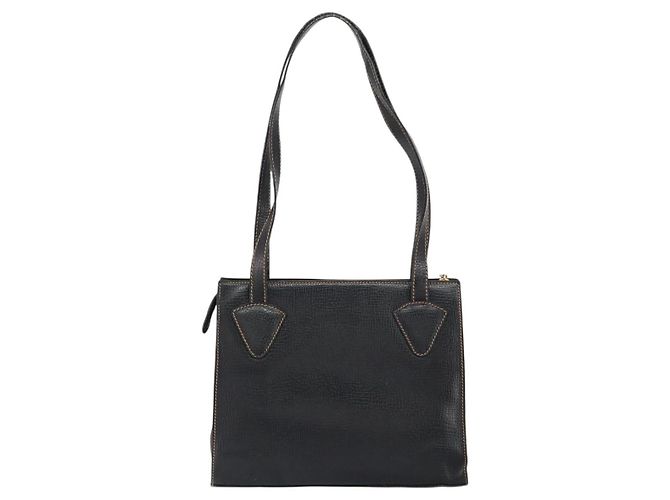 Borsa Tote LOEWE in pelle nera e oro - vista 2