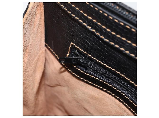 Borsa Tote LOEWE in pelle nera e oro - vista 20