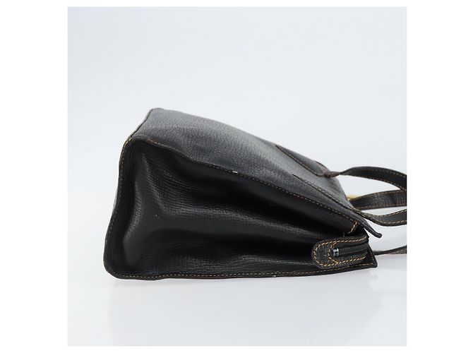 Borsa Tote LOEWE in pelle nera e oro - vista 3