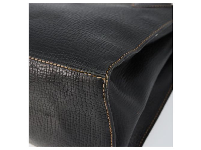 Borsa Tote LOEWE in pelle nera e oro - vista 9