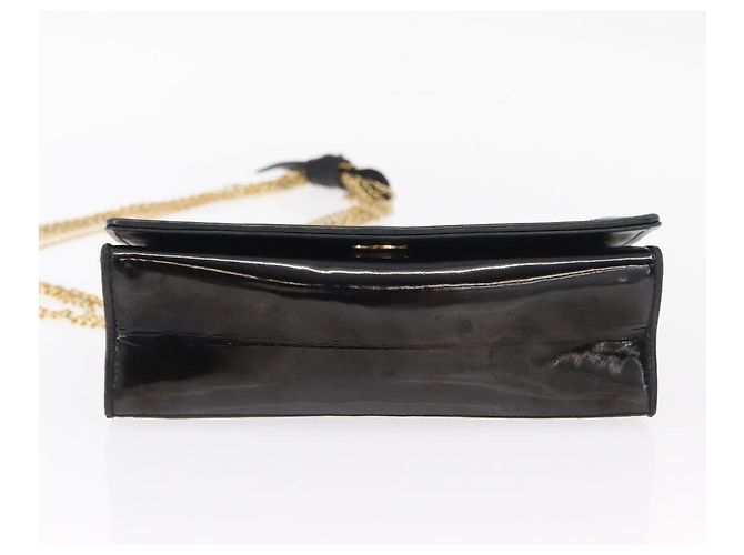 Borsa a tracolla CHANEL Matelasse con catena Smalto Nero Oro CC - vista 5