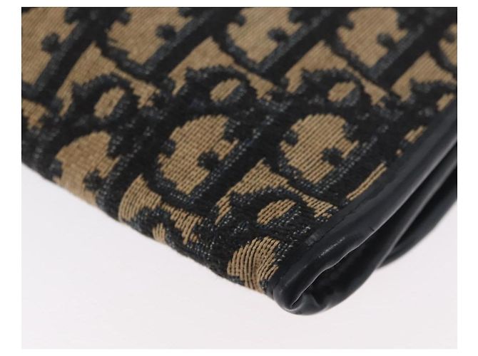 Borsa a tracolla con catena Christian Dior Trotter Canvas Navy Gold - vista 16