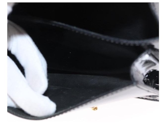 LOUIS VUITTON Vernis Monceau BB Handtasche 2way Noir Manetic LV - Ansicht 23