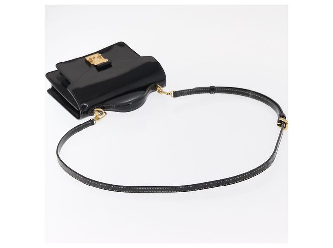 LOUIS VUITTON Vernis Monceau BB Handtasche 2way Noir Manetic LV - Ansicht 8