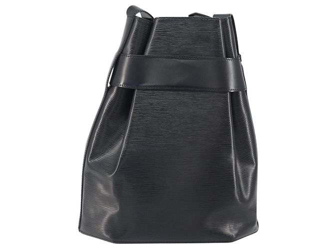 Bucket LOUIS VUITTON Epi Sac Depaule GM Shoulder Bag Black M80155 LV - vista 2