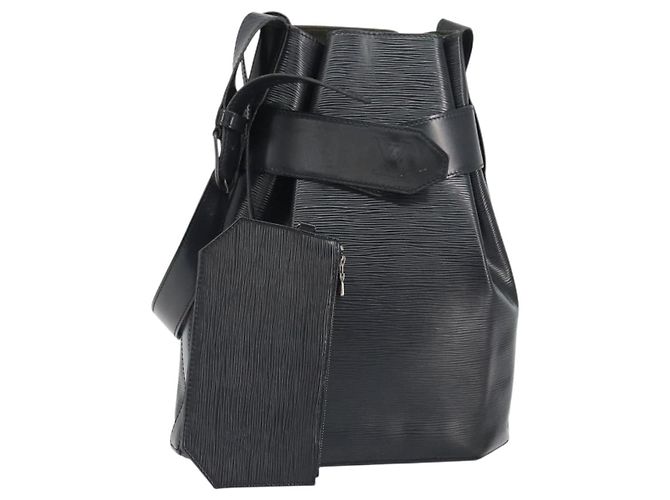 Bucket LOUIS VUITTON Epi Sac Depaule GM Shoulder Bag Black M80155 LV - vista 23