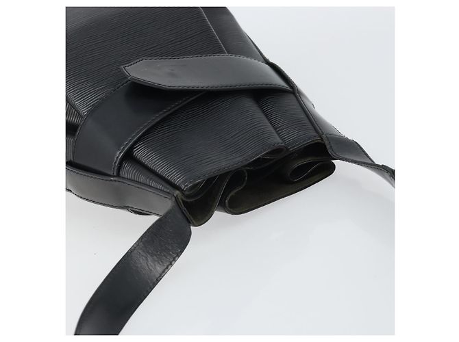 Bucket LOUIS VUITTON Epi Sac Depaule GM Shoulder Bag Black M80155 LV - vista 6