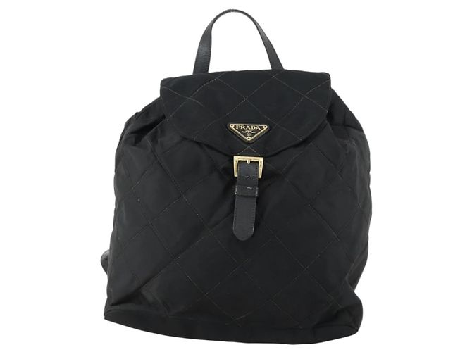 PRADA Rucksack Nylon Black Gold - Ansicht 13