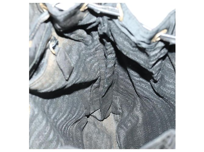 PRADA Rucksack Nylon Black Gold - Ansicht 22