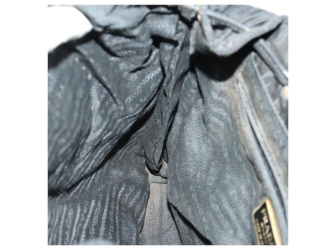 PRADA Rucksack Nylon Black Gold - Ansicht 23