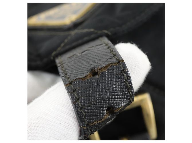 PRADA Rucksack Nylon Black Gold - Ansicht 9